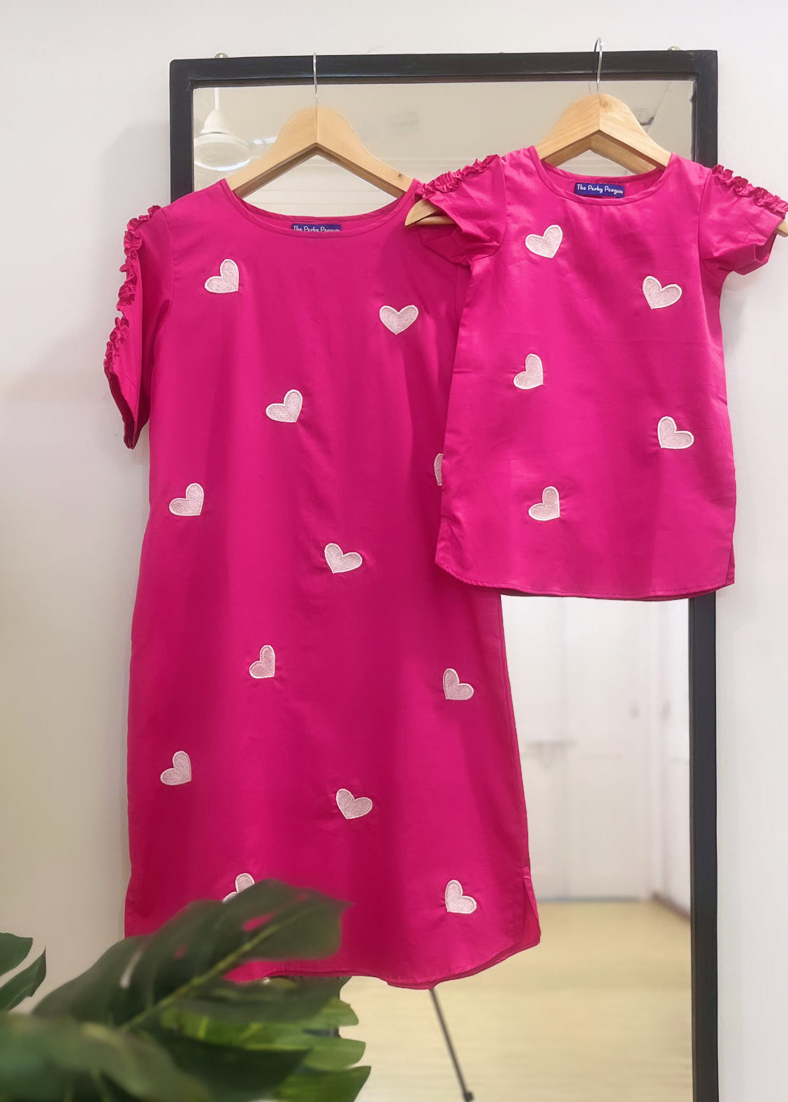 Heart Dress- Mom- Daughter Set