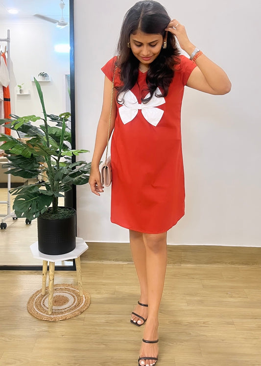 Graceful bow dress