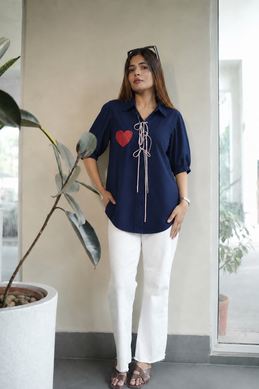 Heart shirt (Embellished)