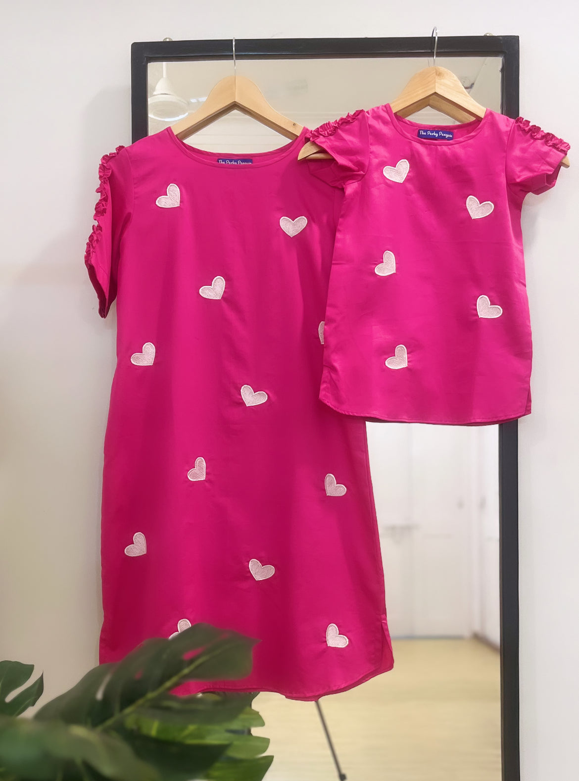 Heart Dress- Mom- Daughter Set