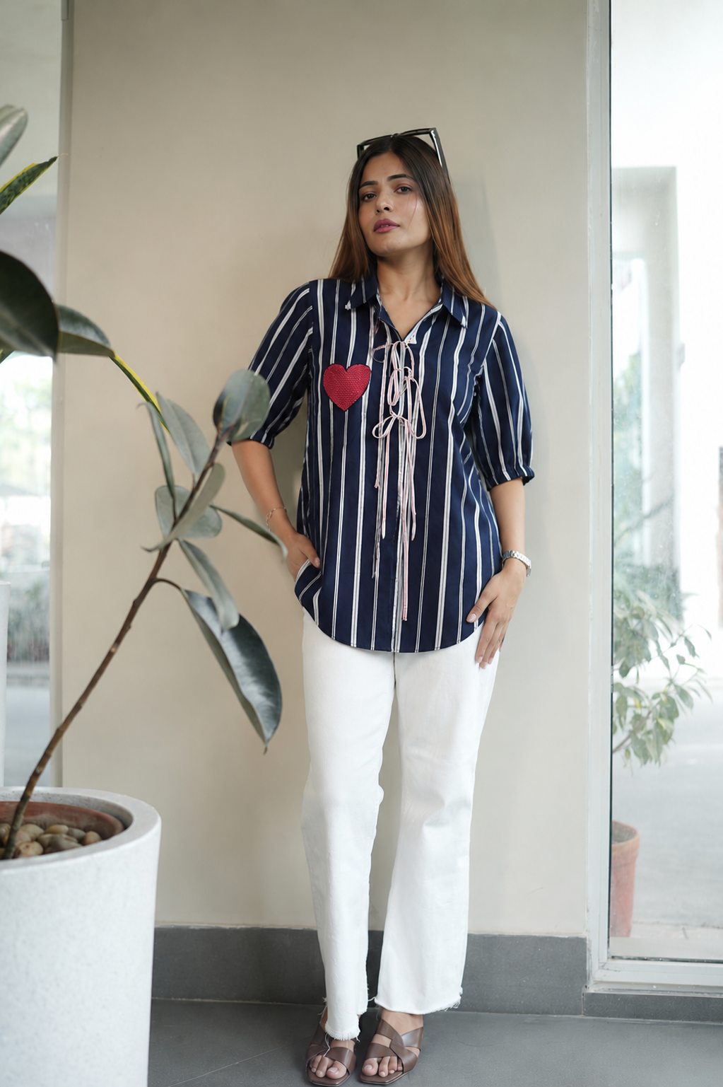 Heart shirt (Embellished)